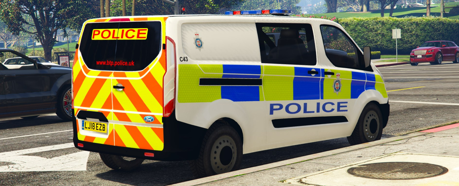 British Transport Police Livery for the Ford Transit Custom | GTA 5 Mods