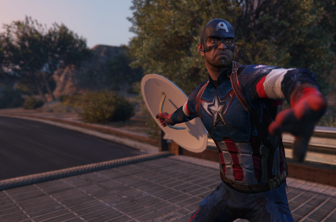 gta 5 captain america suit