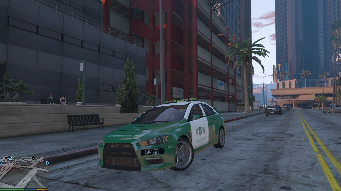 Carabineros de Chile - Mitsubishi Evo X Paintjob | GTA 5 Mods