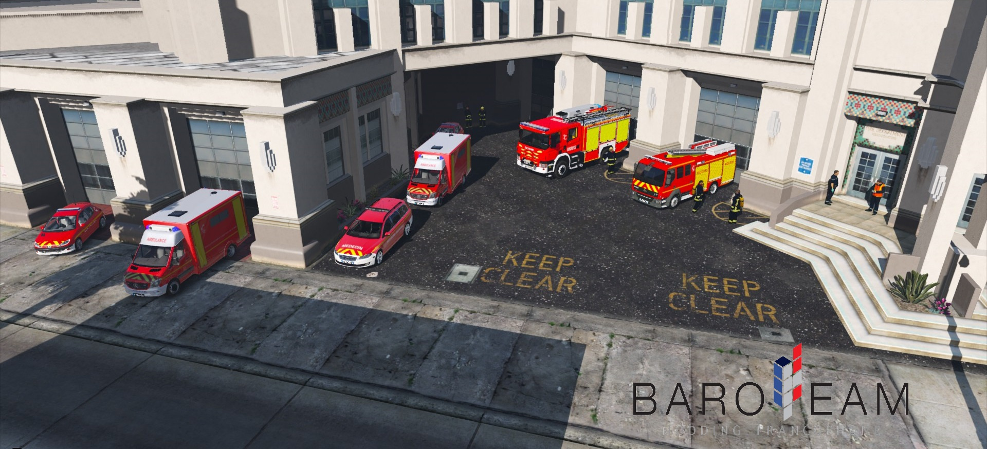 Los Santos Fire Station (Caserne de pompier) GTA 5 Mods