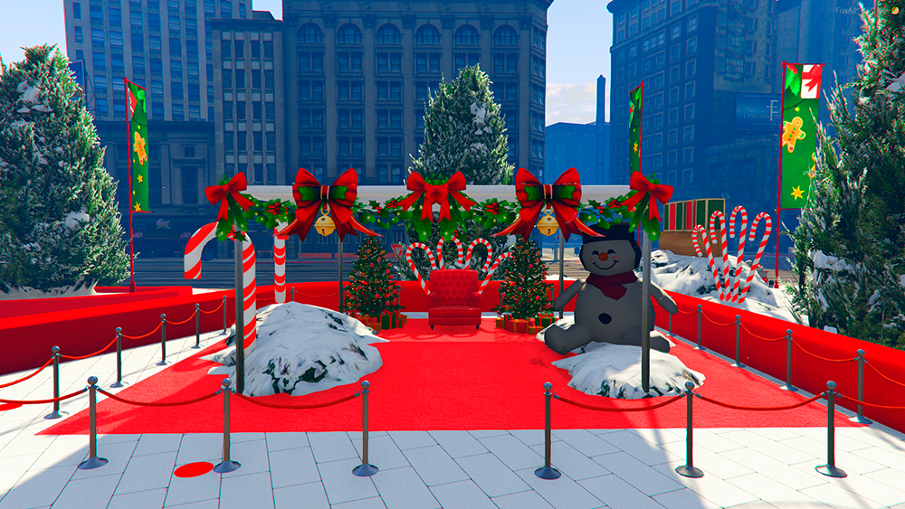 Christmas Legion Square - [YMAP / FiveM] | GTA 5 Mods