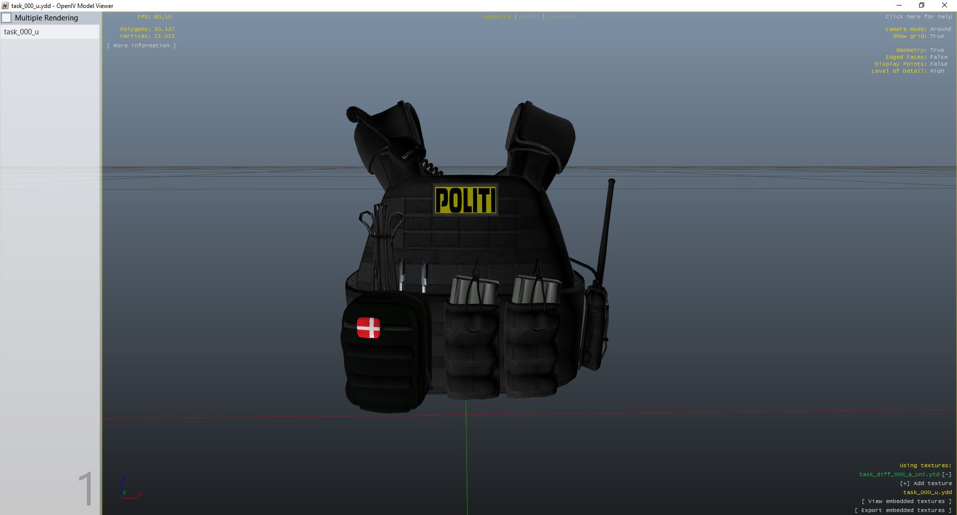 Danish Police EUP Vest Pack GTA Mods