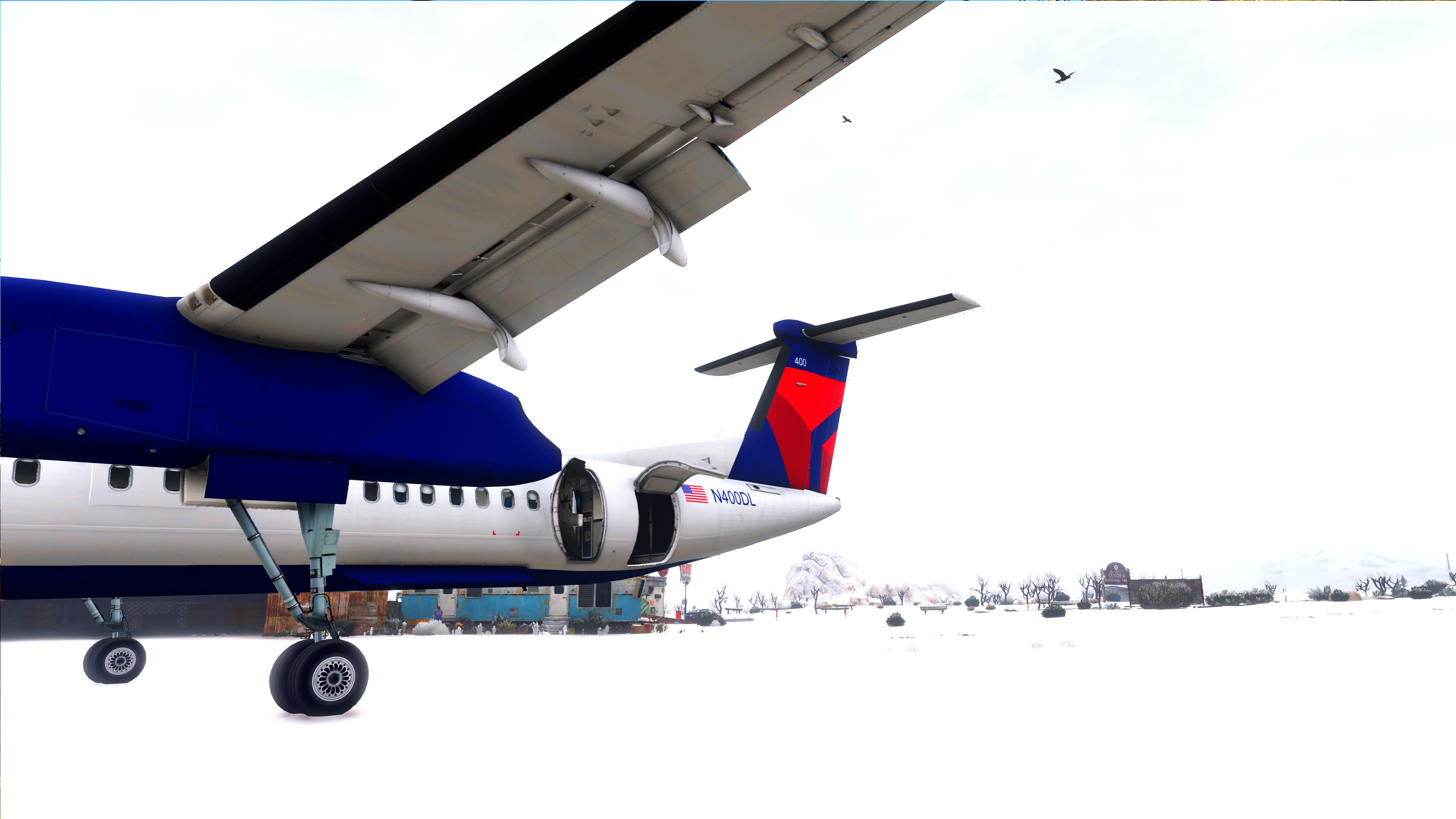 Delta Livery for Q400 Dash-8 | GTA 5 Mods