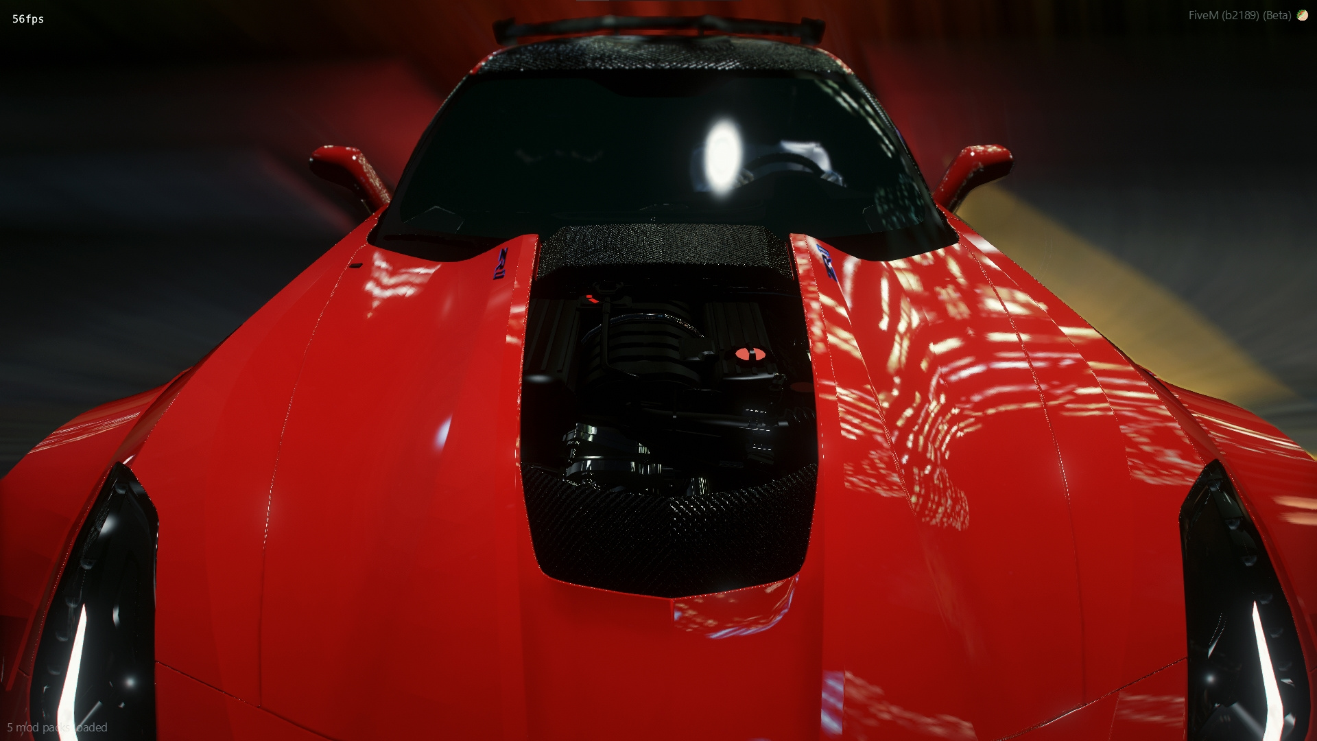 Demon Swapped Corvette Zr1 Widebody Fivem Single Player Gta5