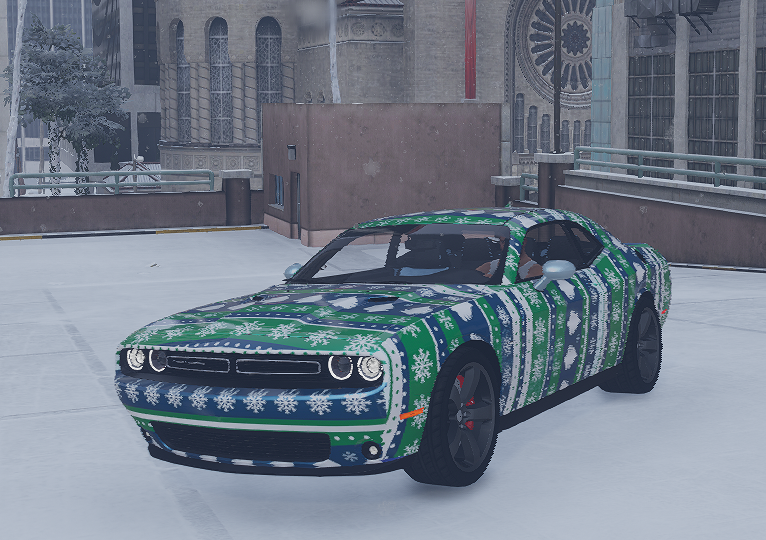 Dodge Charger Christmas livery