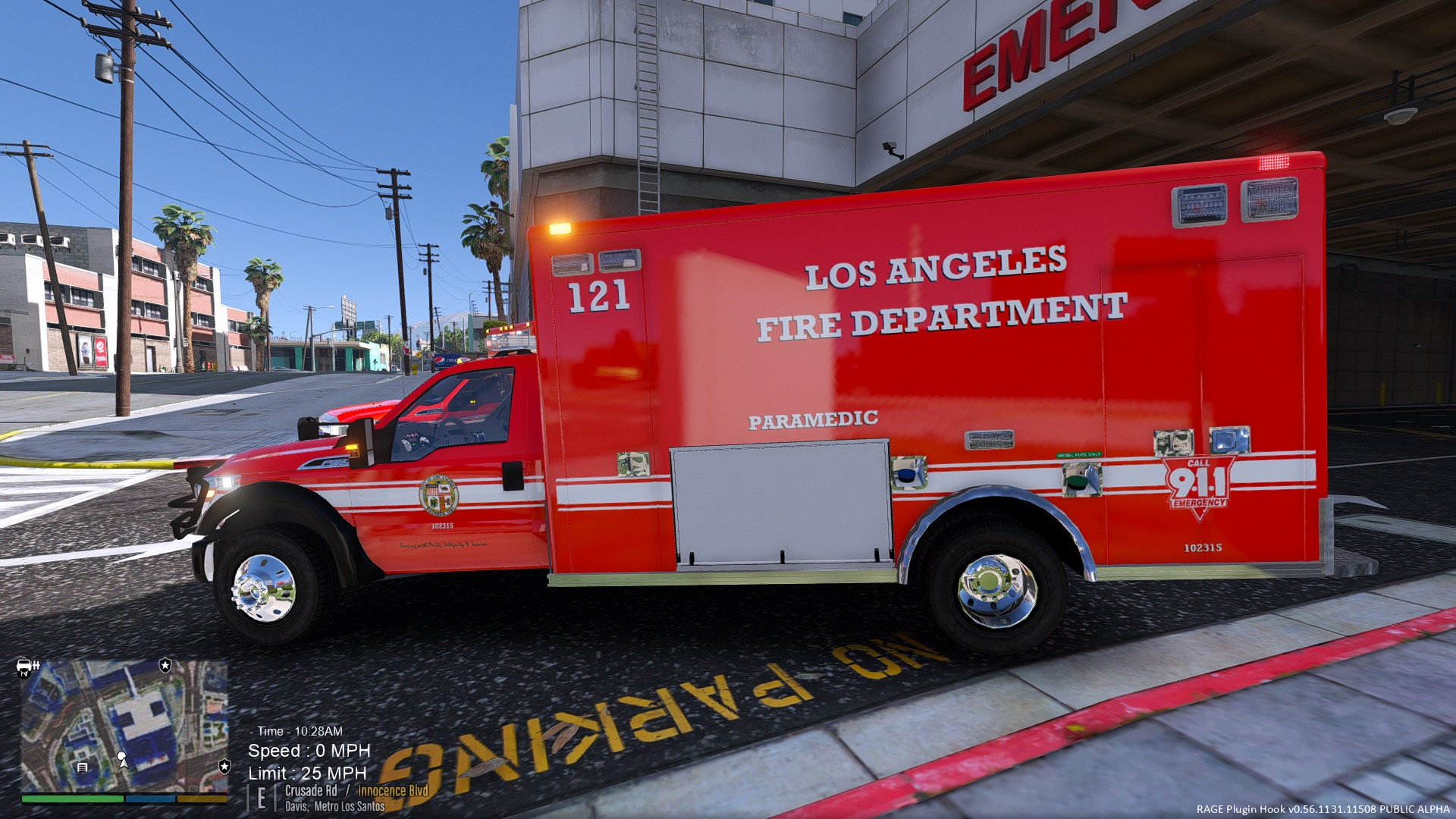 [4K] 2015 DOWNCOLDKILLER Ford Rescue Authentic Los Angeles Ambulance ...