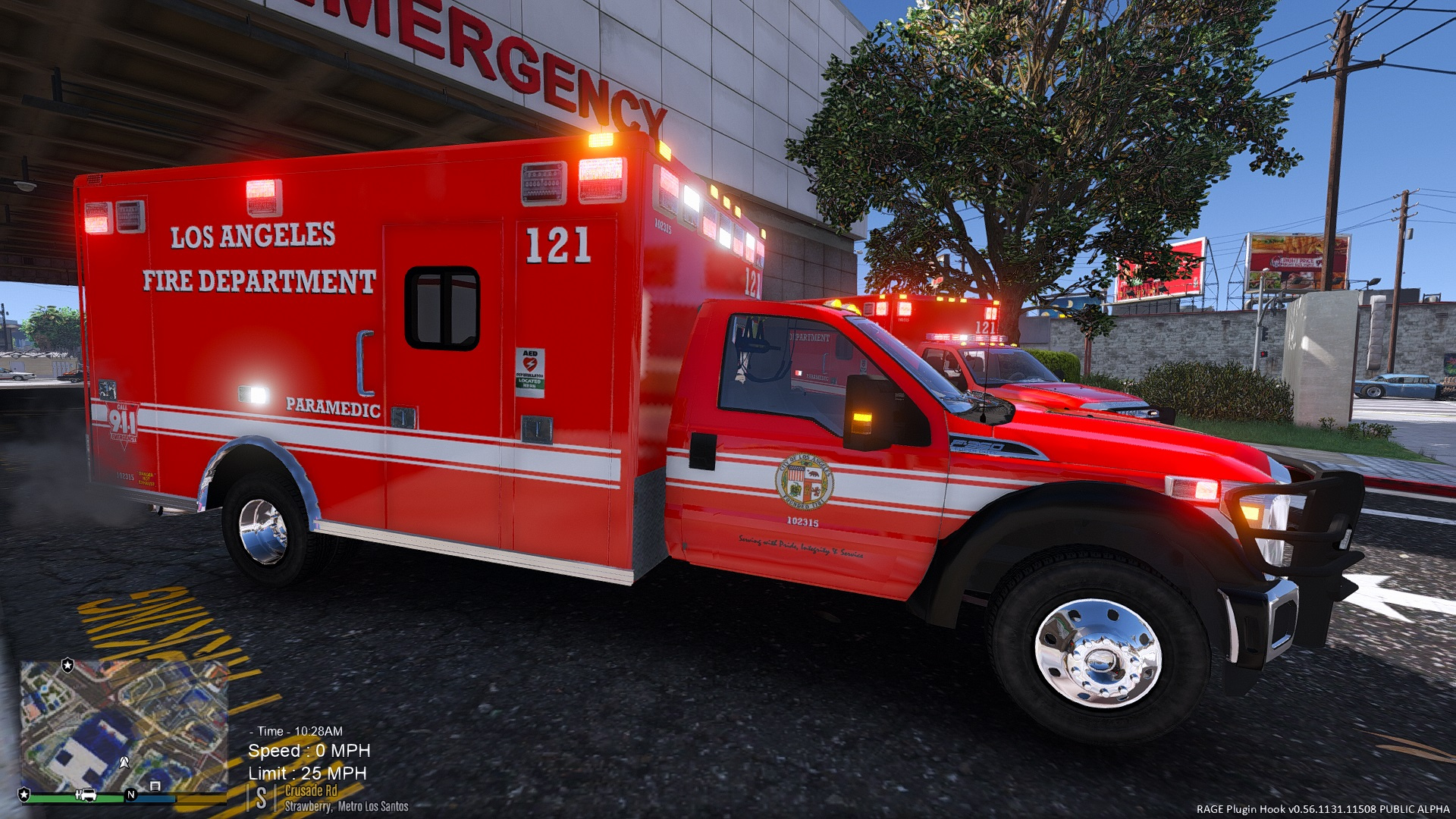 [4K] 2015 DOWNCOLDKILLER Ford Rescue Authentic Los Angeles Ambulance ...