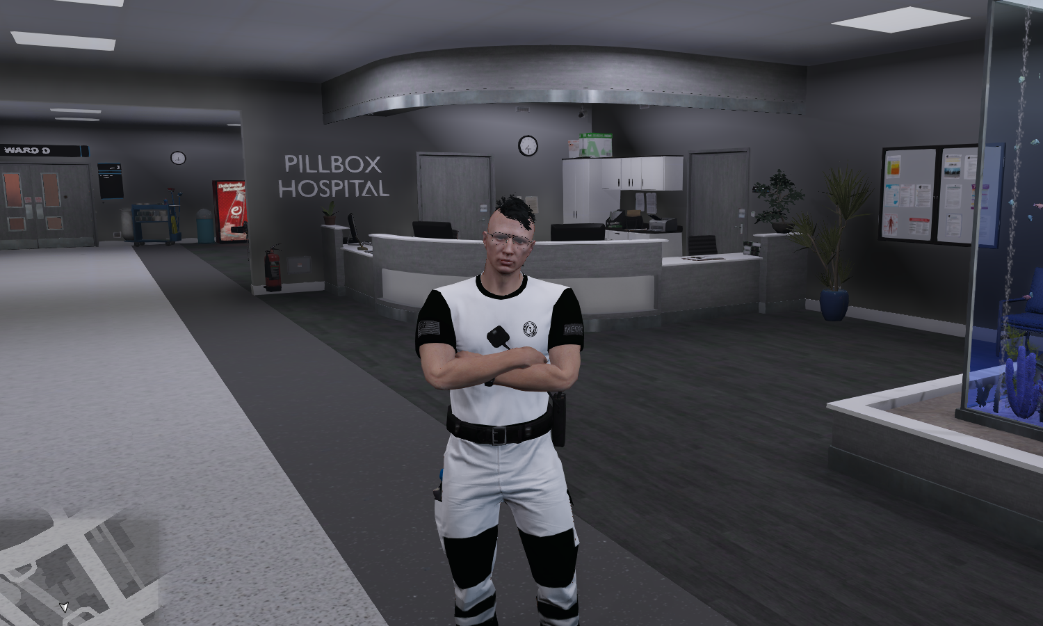 EMS uniforms Male Retexture (EUP) (White-black edition) | GTA 5 Mods