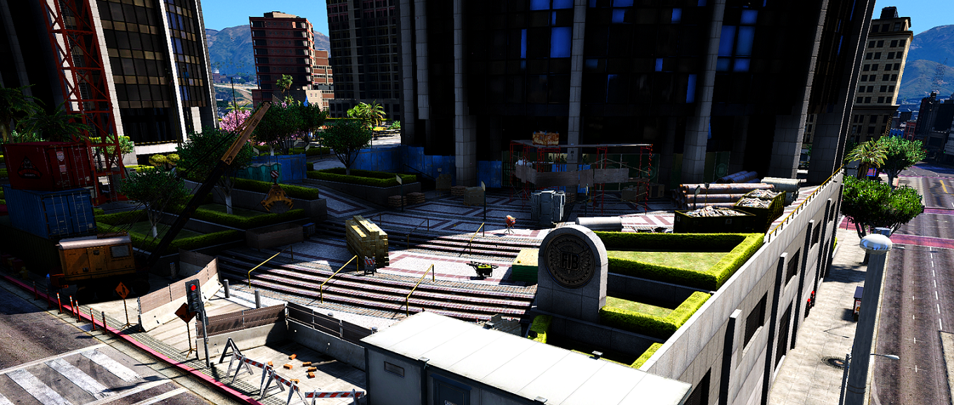 Fib Tower In Construction Sp Fivem Mapeditor Gta 5 Mods