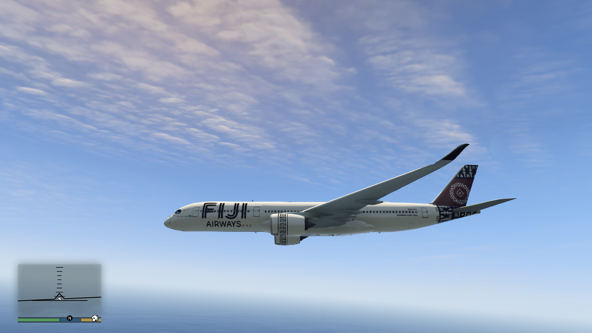 Fiji Airways Airbus A350 900 Livery Gta5 3089