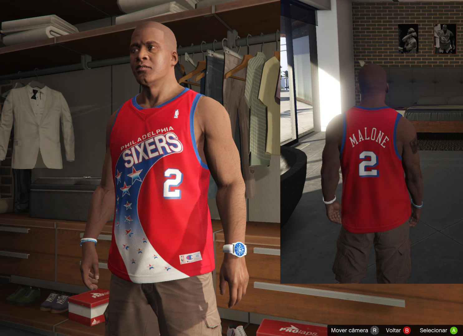 Franklins Nba Legends Shirts Pack Gta 5 Mods