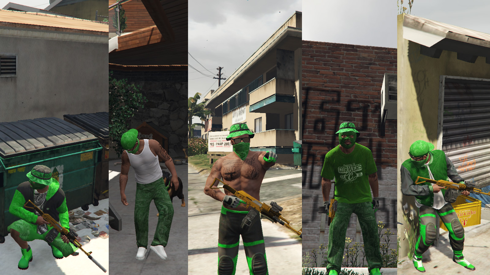 Gang Clothes Pack - Gta5-hub.com