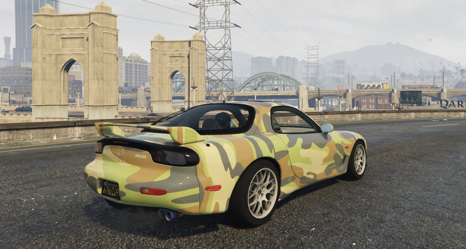 Gorillaz Buggy Mazda Rx7 Paintjob Gta 5 Mods