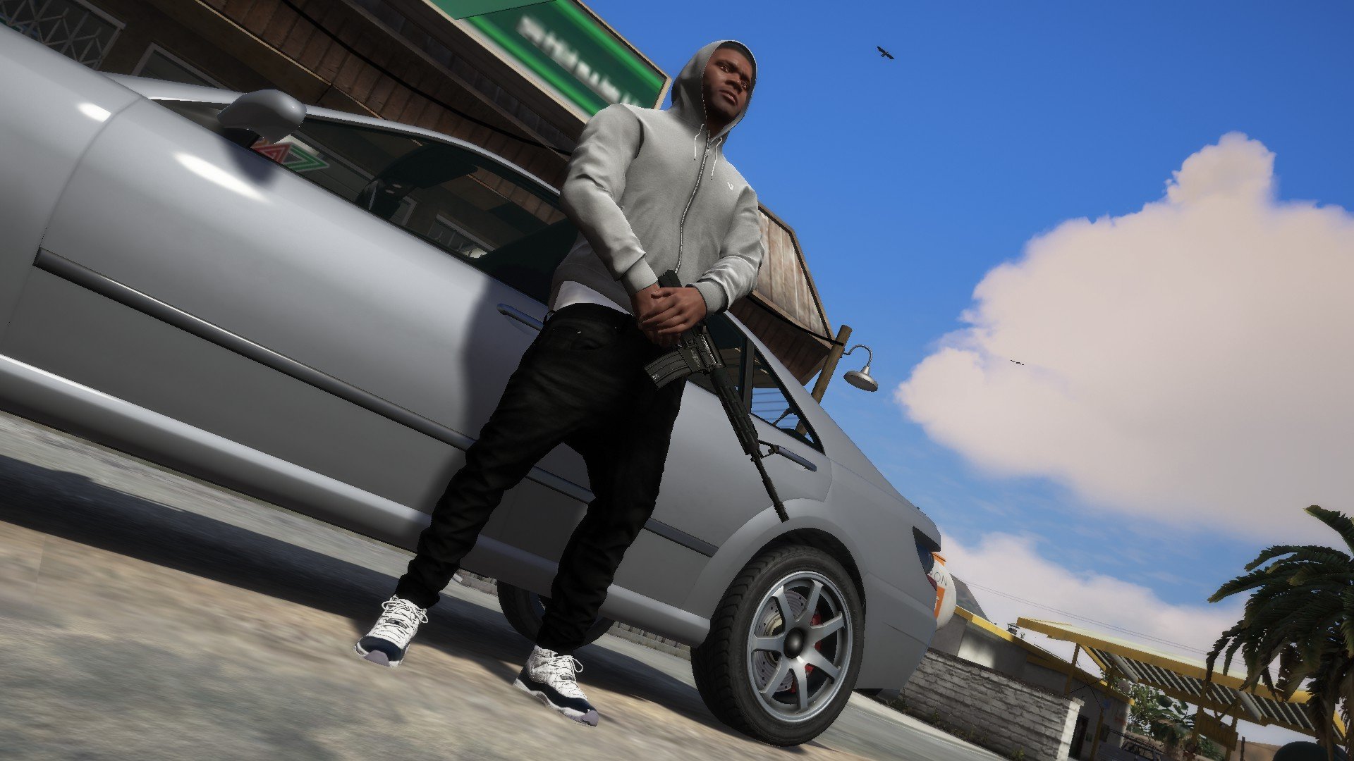 Grey True Religion Hoodie | GTA 5 Mods