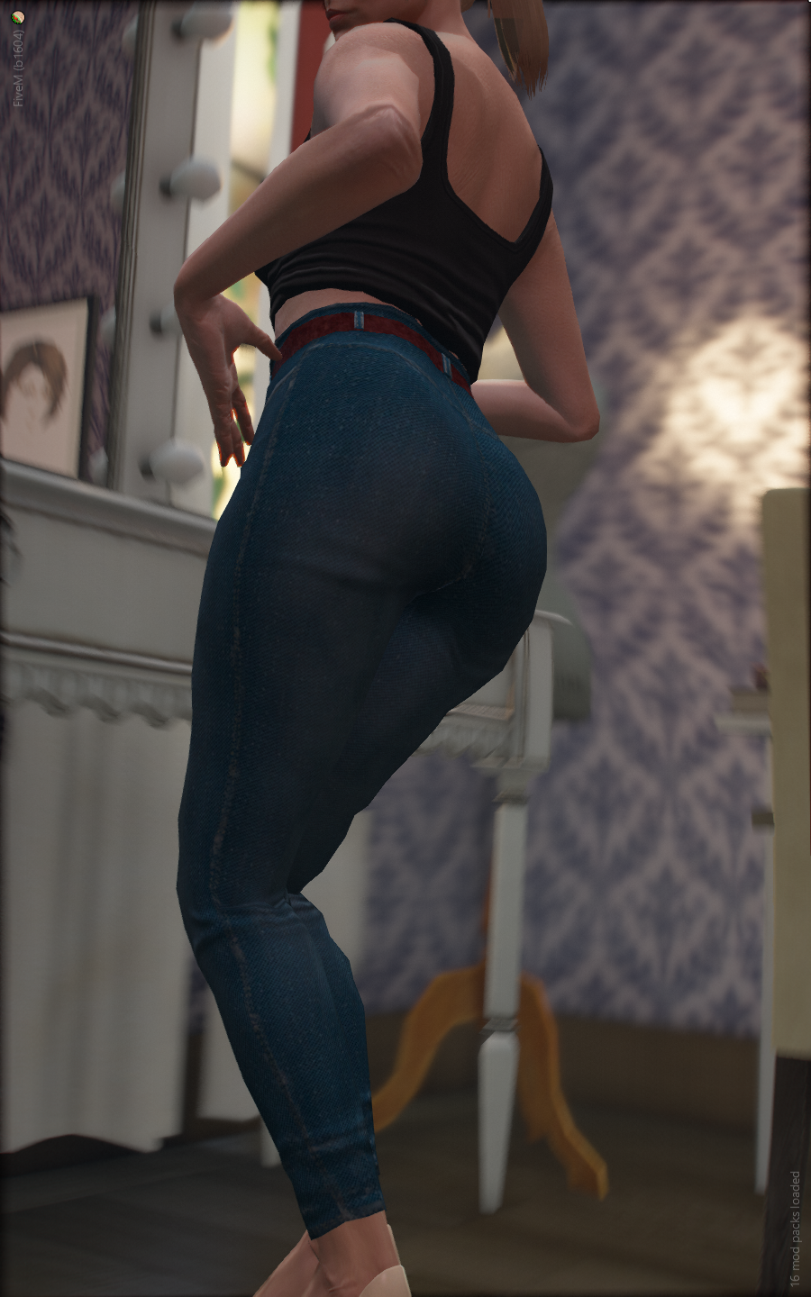 Trendy High Waisted Jeans For Mp Female Gta Mods