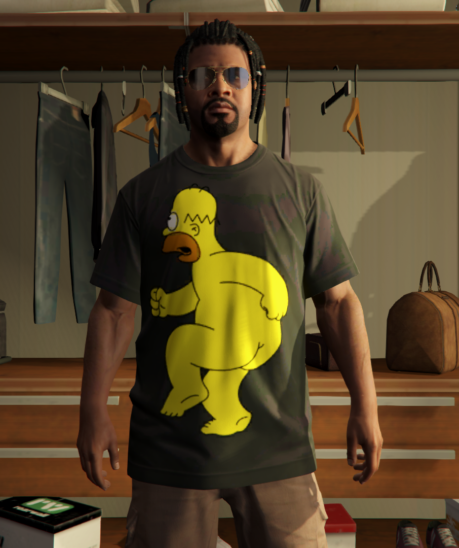 Homer Simpson Tee Pack - Get It Now! | GTA 5 Mods