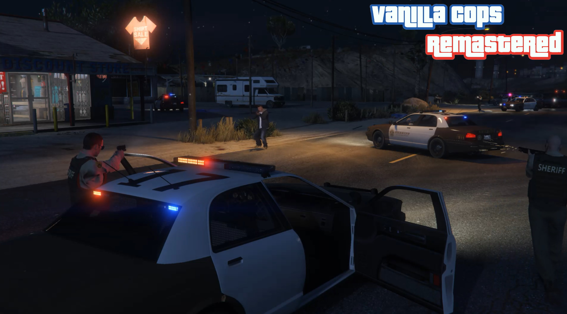 Vanilla Cops Remastered GTA 5 Mods