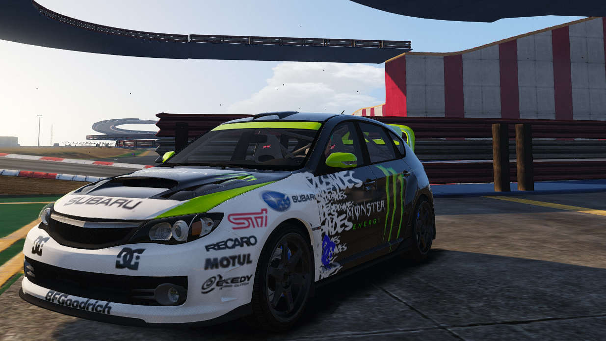 Ken Block Livery | 2008 Gymkhana Subaru Impreza WRX STI - Gta5-Hub.com