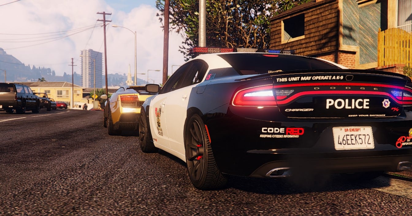 Lapd 2015 Charger Tex And Model (modern) - Gta5-hub.com