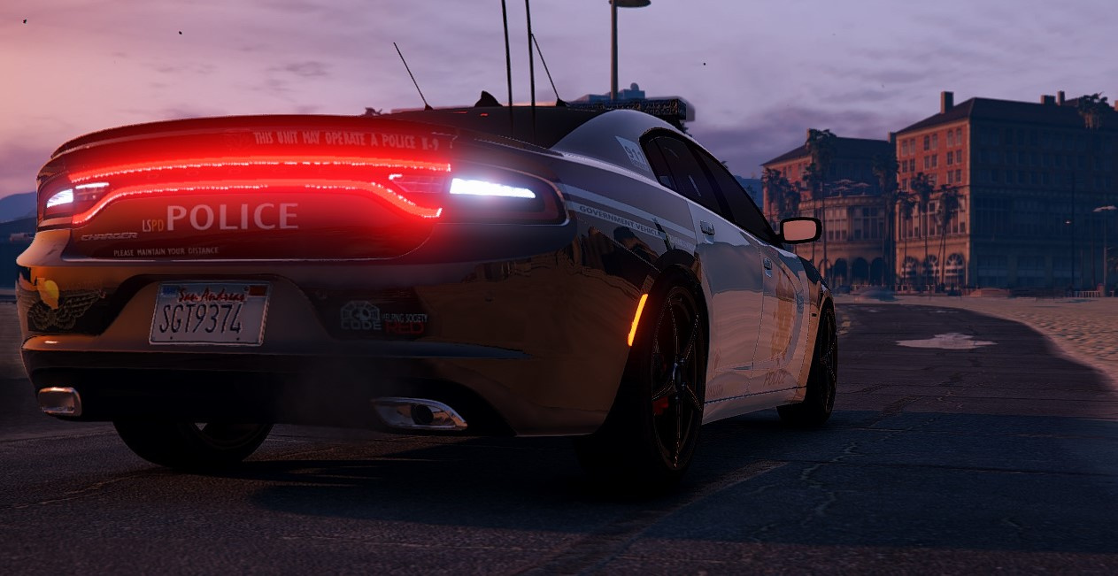 LSPD Dodge Charger: Improved Model | GTA 5 Mods