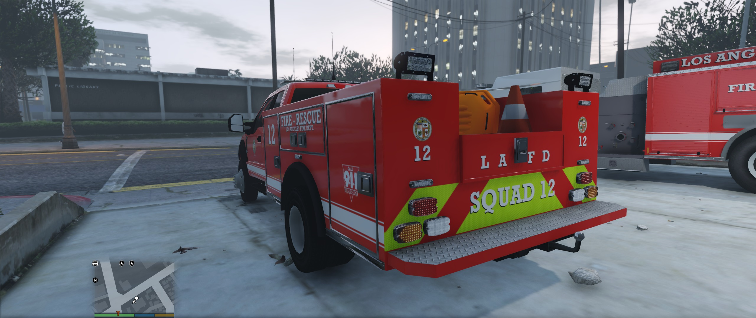 LAFD For Medic4523's Ford F-450 Utility Squad - Gta5-Hub.com