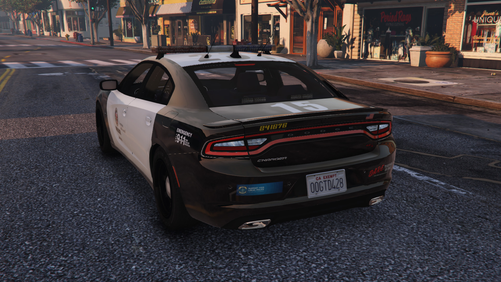 Lapd Inspired Charger Paint Job Gta 5 Mods