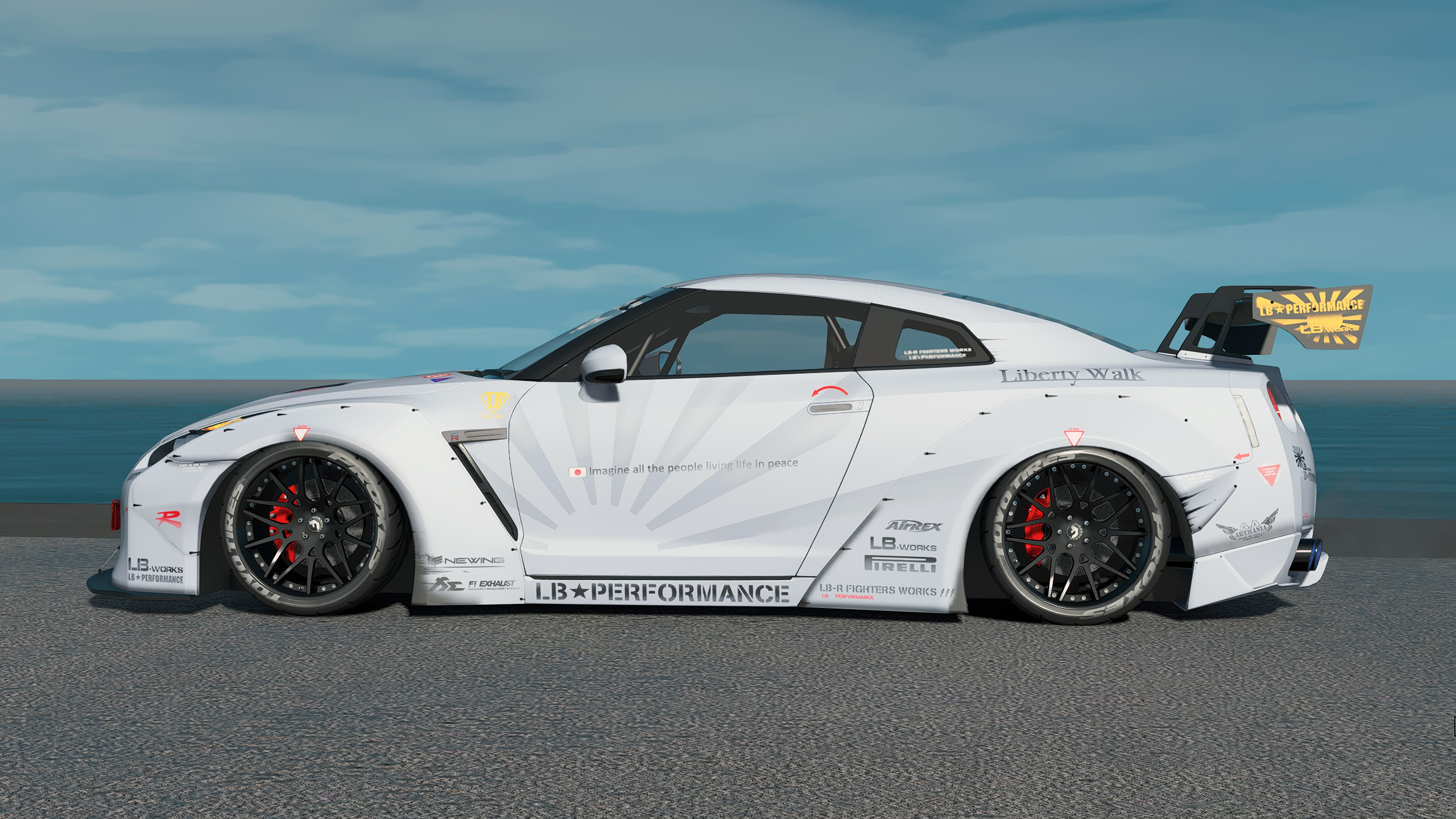 [Liberty Walk Nissan GT-R]LB WORKS Zero Fighter livery - Gta5-Hub.com