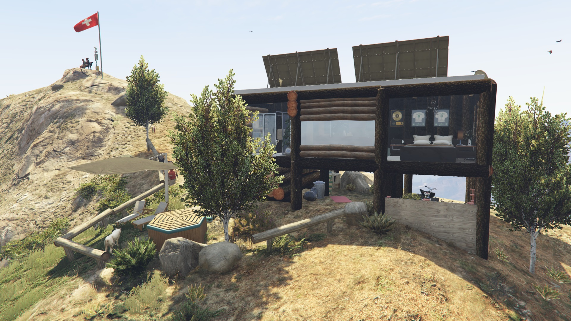 Log House on Mount Gordo [Menyoo] - Gta5-Hub.com