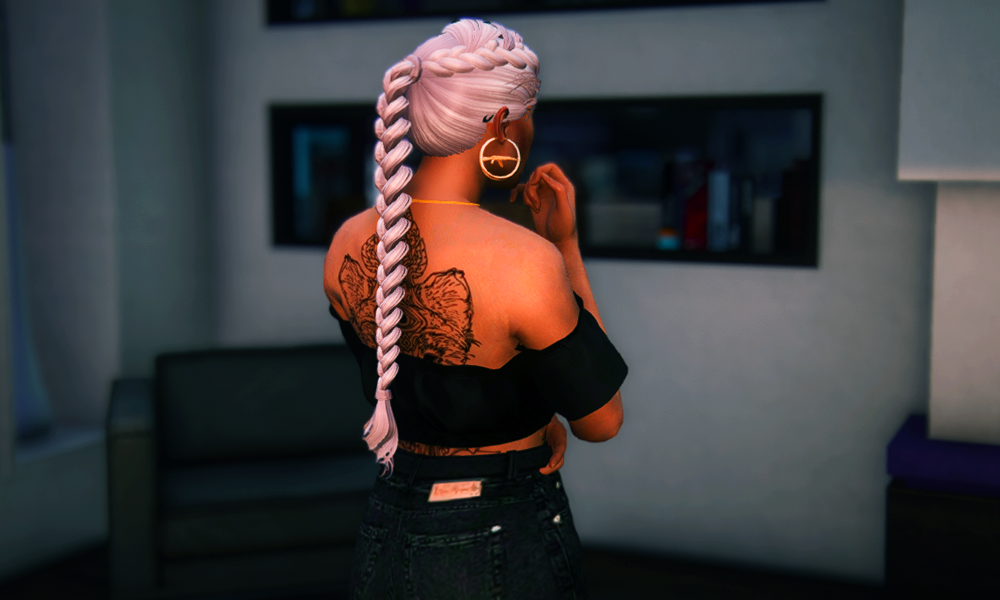 Long Braided Ponytail For Mp Female Gta Mods