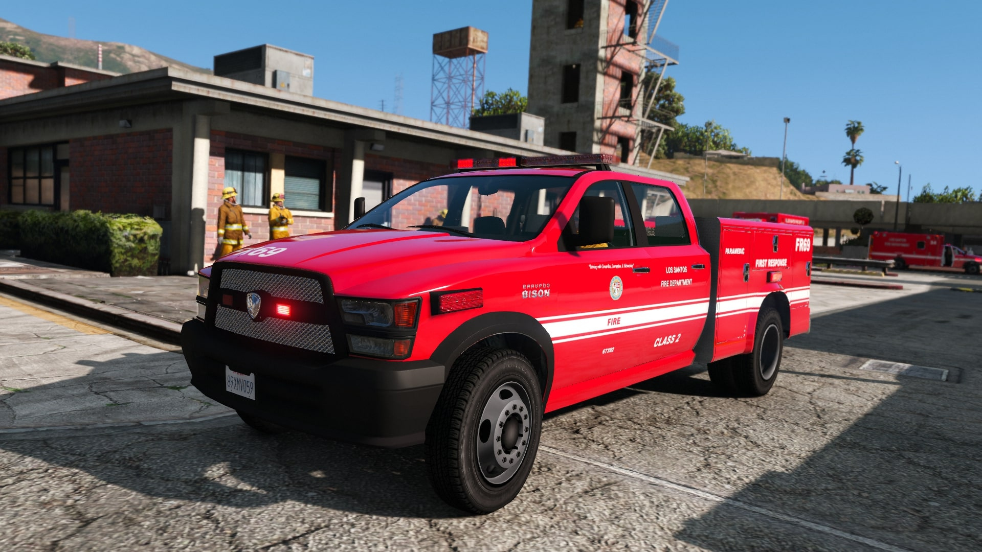 Машины лос сантоса. GTA 5 Fire Department. LSFD GTA 5. GTA 5 пожарная машина. Los Santos Fire Department GTA 5.