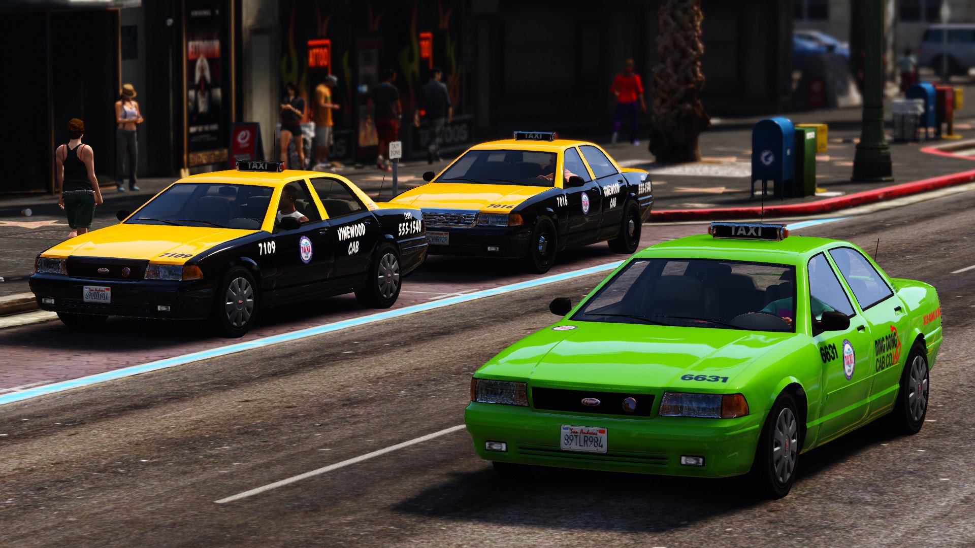 LS City Taxi Pack [Add-on | Replace] - Gta5-Hub.com