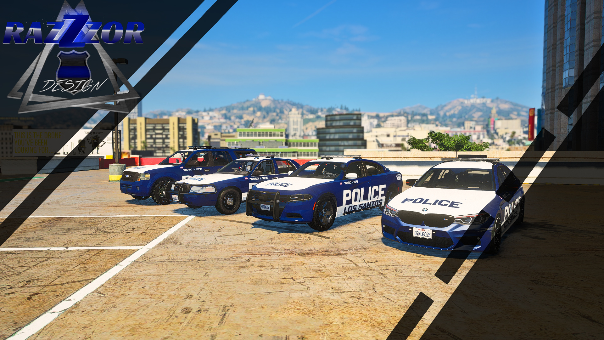 LSPD Blue Mega Pack Paintjob | GTA 5 Mods