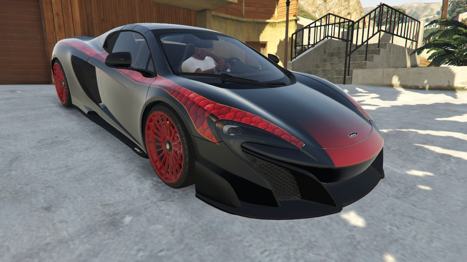 McLaren 675 LT Spyder - Targaryen Design [Paintjob] - Game of Thrones ...