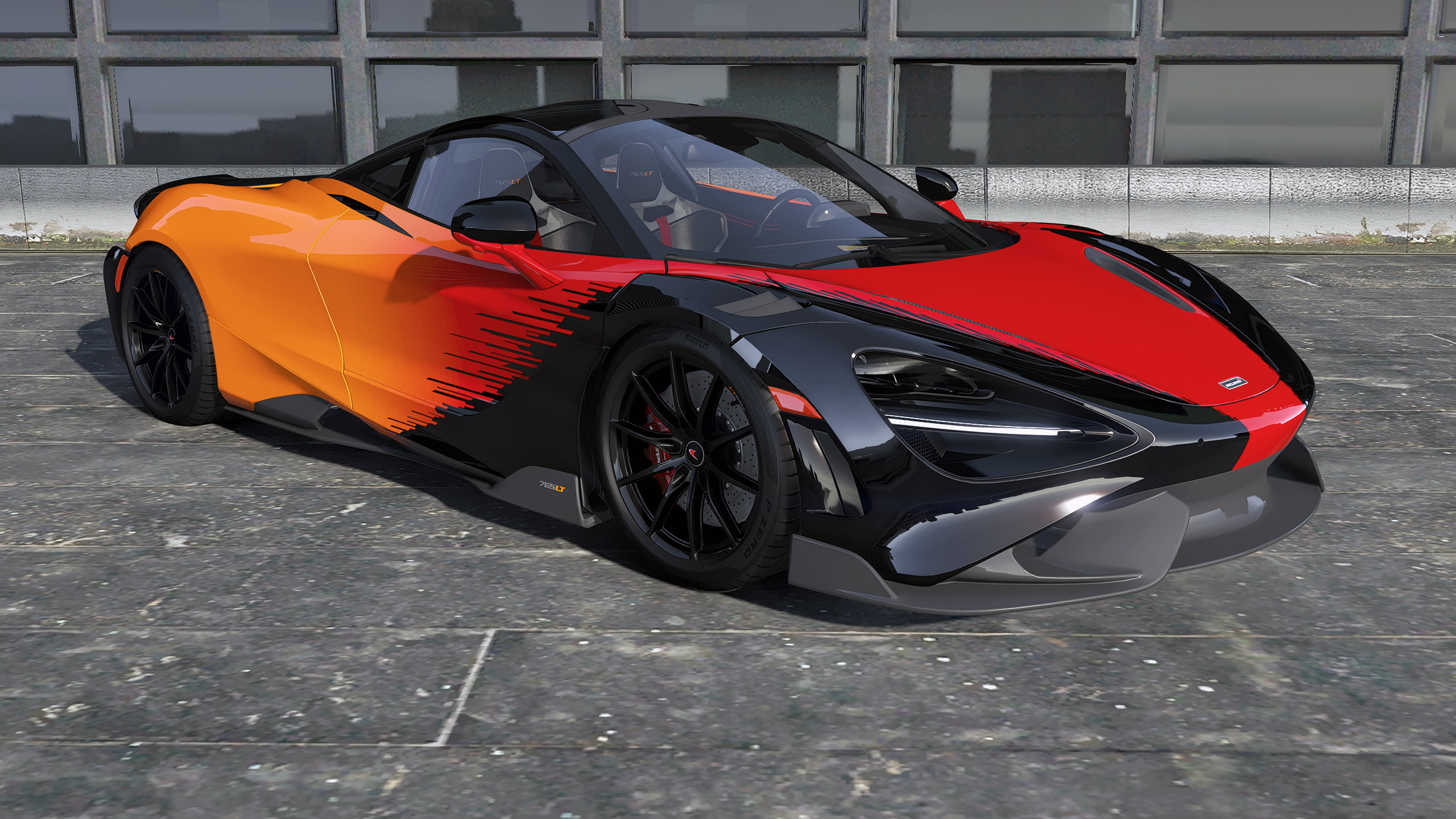 Mclaren 765lt Strata Theme Mso Livery Gta 5 Mods