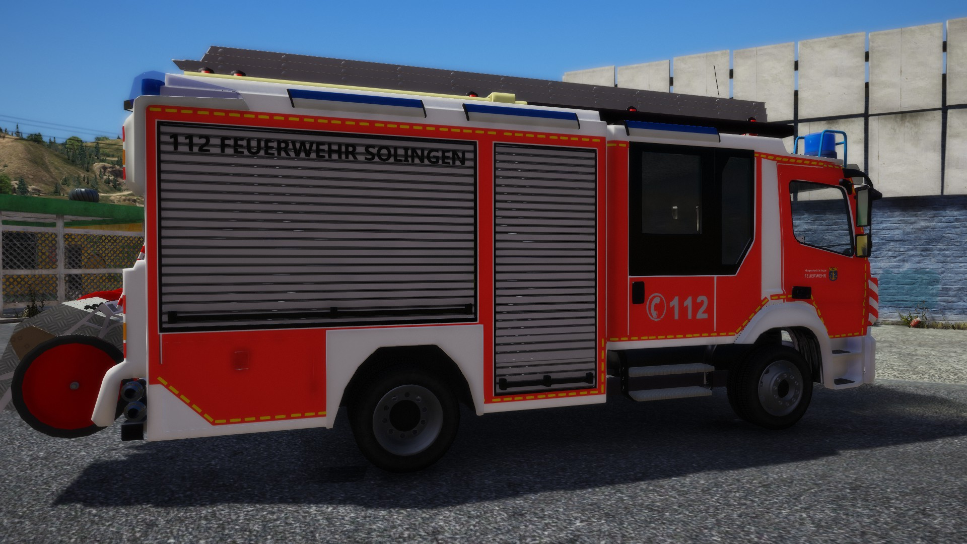 Mercedes benz Atego Feuerwehr Solingen | GTA 5 Mods