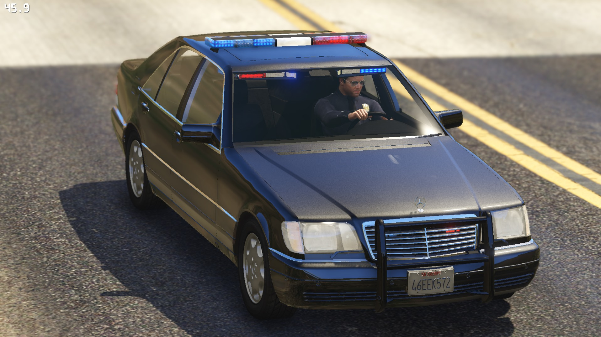 Mercedes Benz S600 W140 Fbi Police Gta 5 Mods