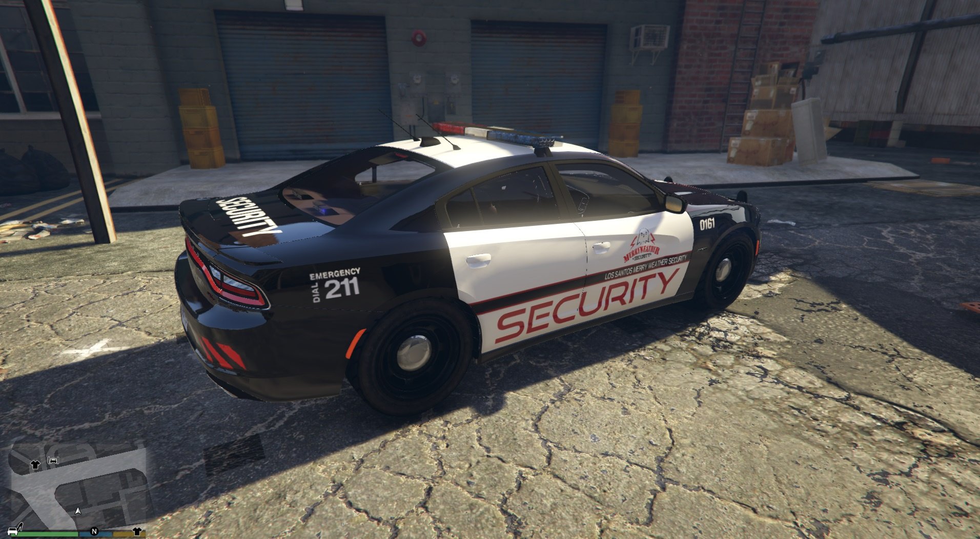 Merryweather Security Dodge Charger Skin | GTA 5 Mods