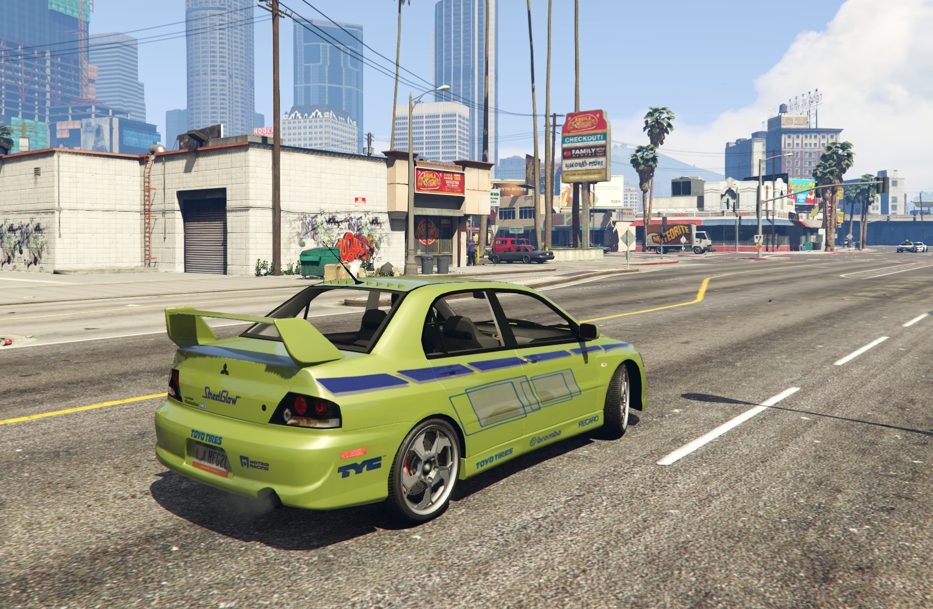 Fast and Furious Mitsubishi Lancer Paint Job | GTA 5 Mods