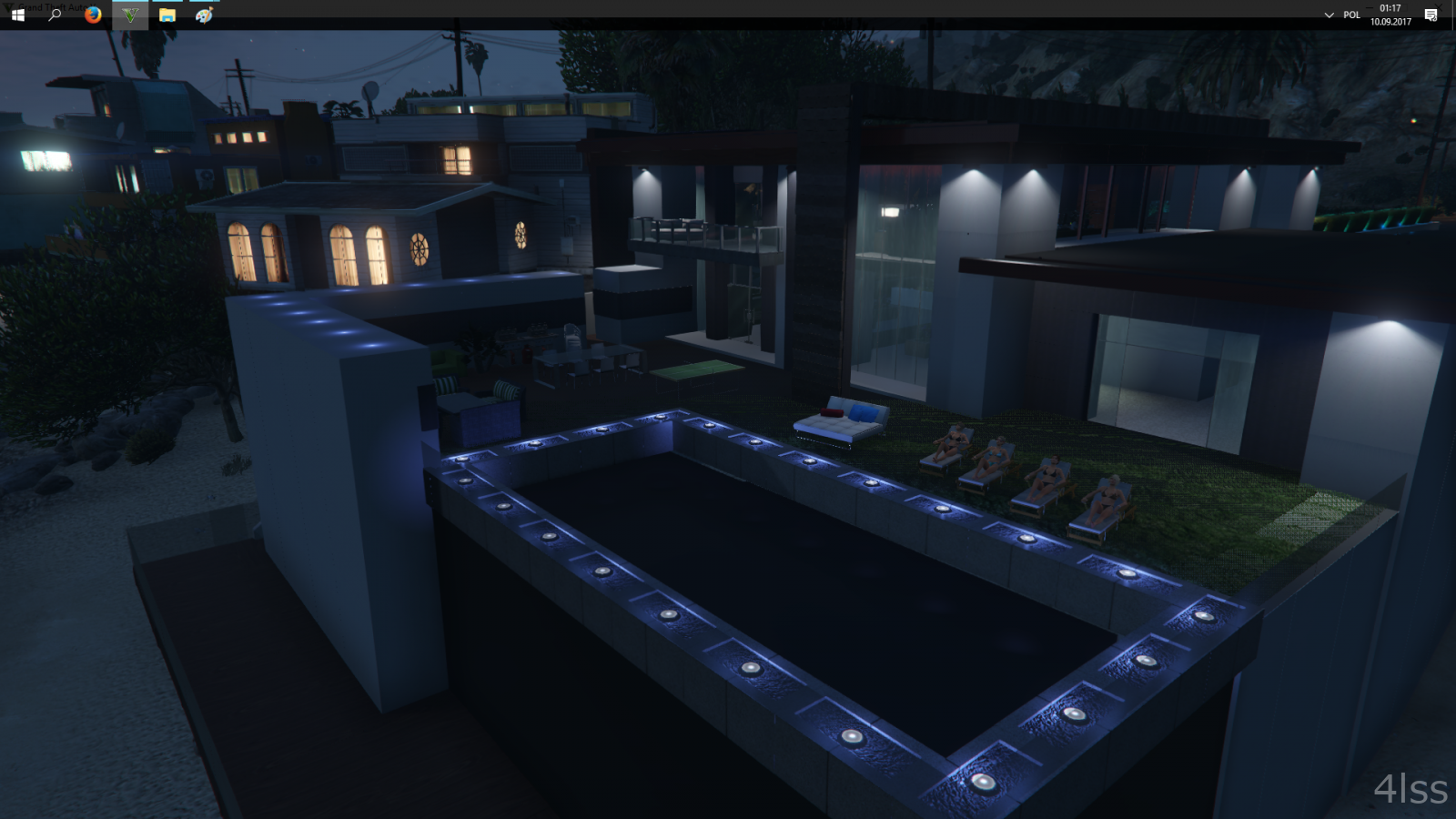 gta 5 online house with pool