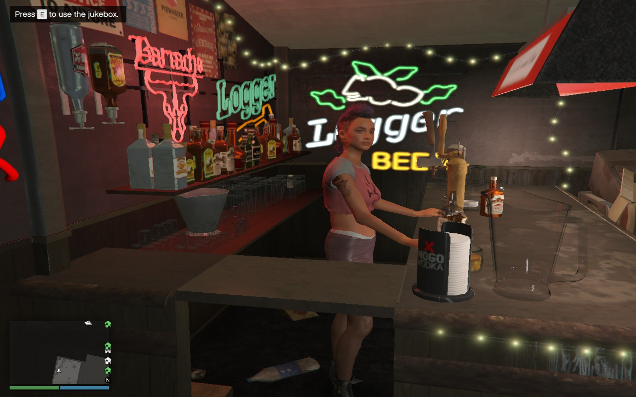 gta online yacht bartender