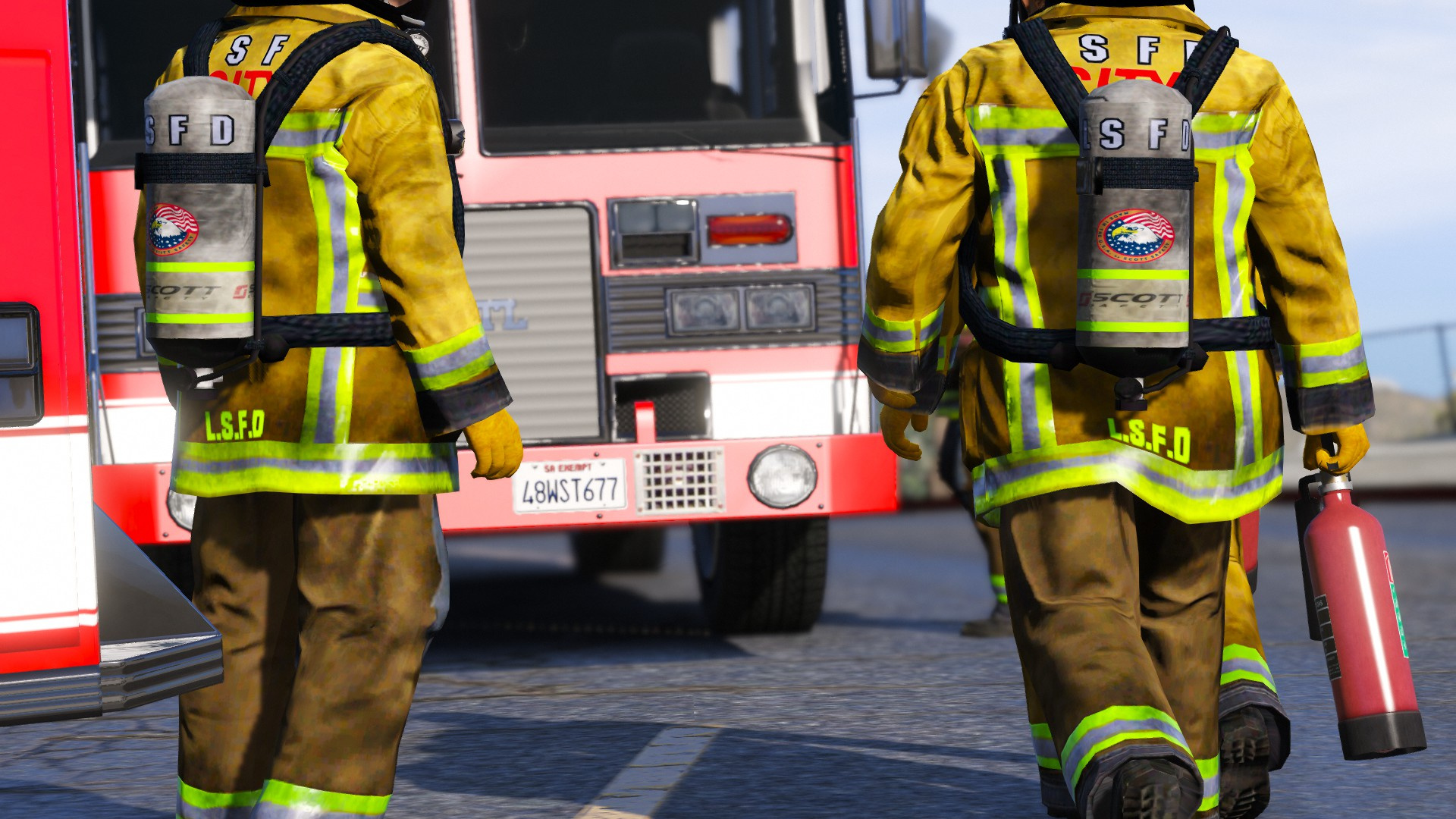 Gta 5 Firefighter Mod Los Santos Fire Department Resp - vrogue.co