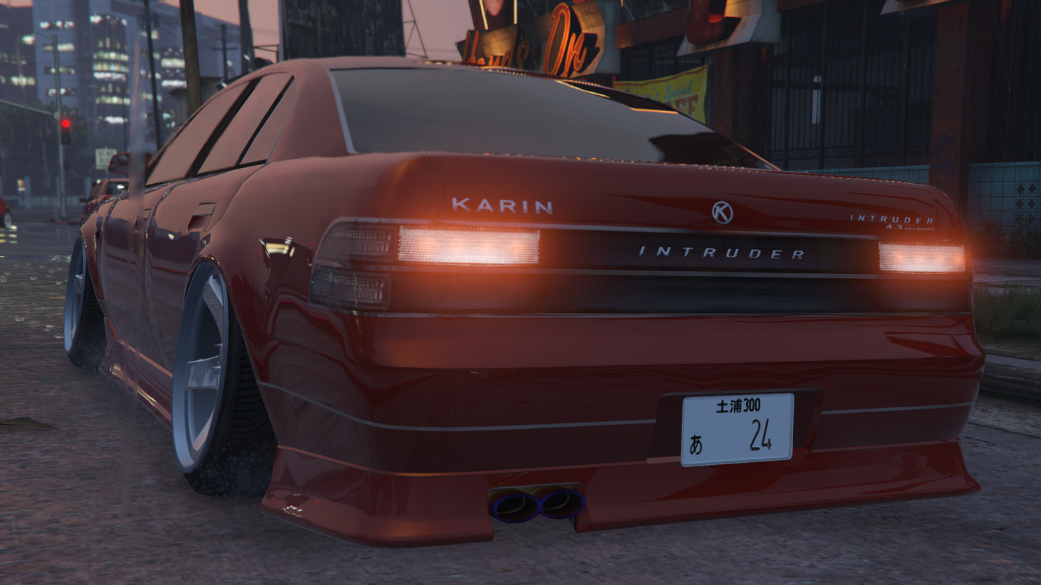 New Karin Intruder Tail Lights Gta Mods