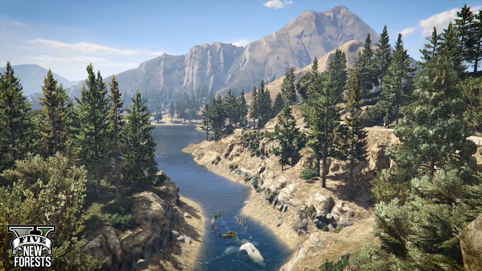 New Realistic Forests of Blaine County + Abandoned Cabins [YMAP]  GTA 5 Mods