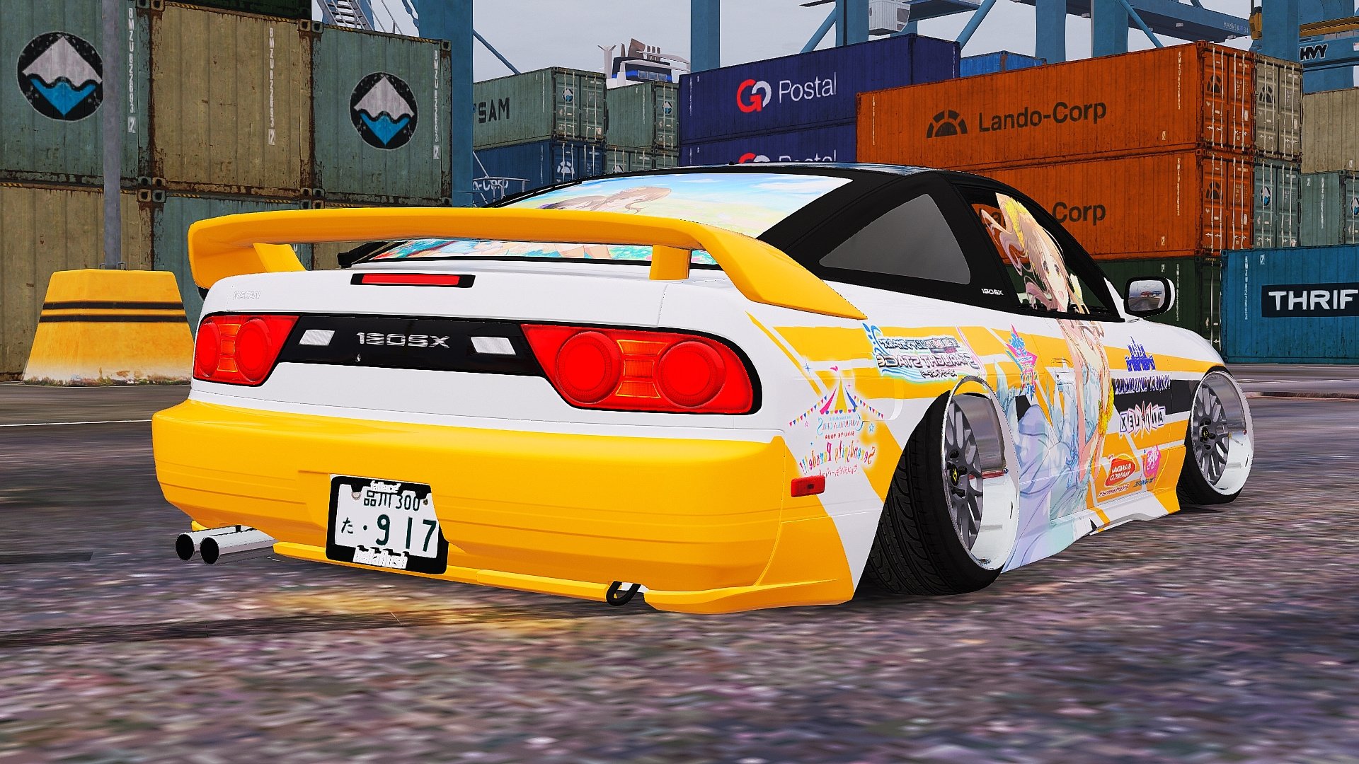 Nissan 180sx Type-X Itasha Livery | GTA 5 Mods