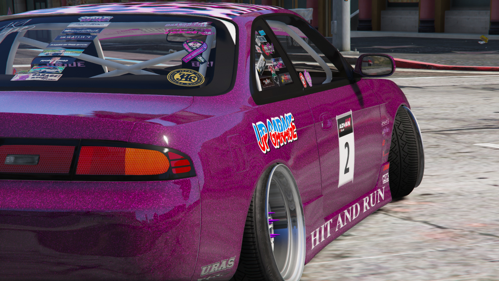 Nissan 180sx Pink Style