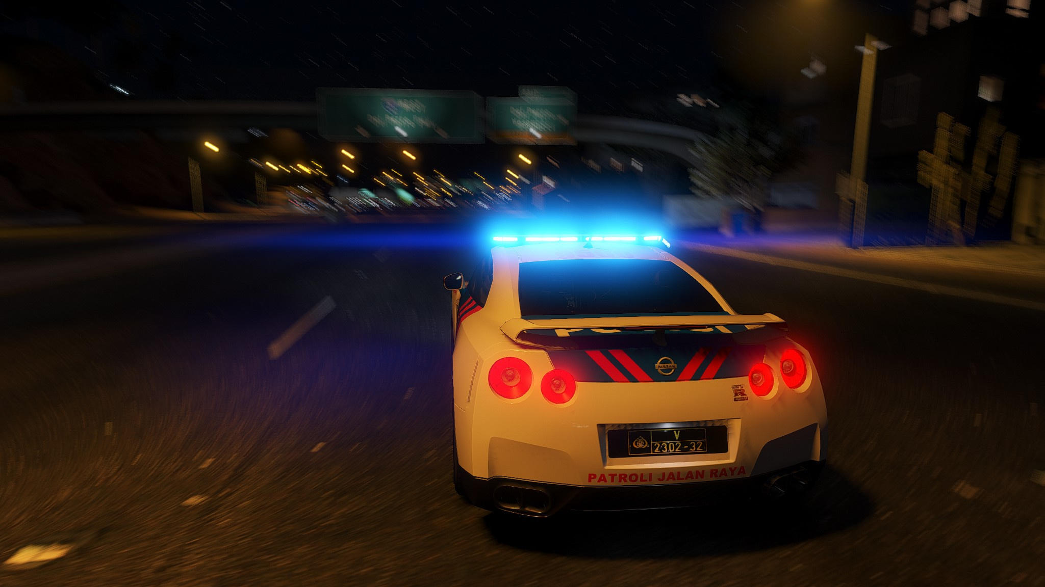 Nissan GT-R R35: Indonesian Highway Police | GTA 5 Mods