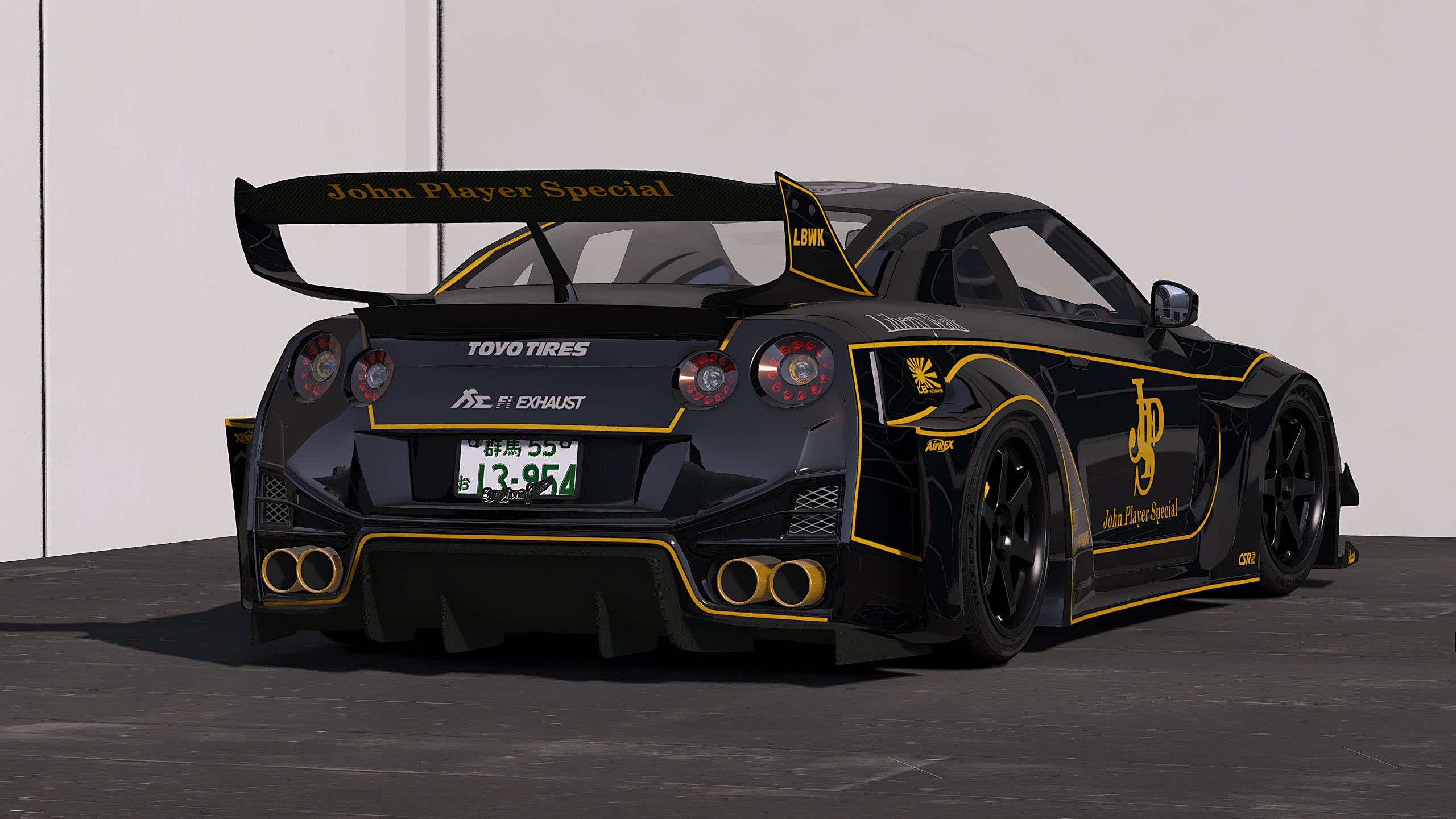 Nissan GTR R35 Liberty Walk: JPS Livery | GTA 5 Mods