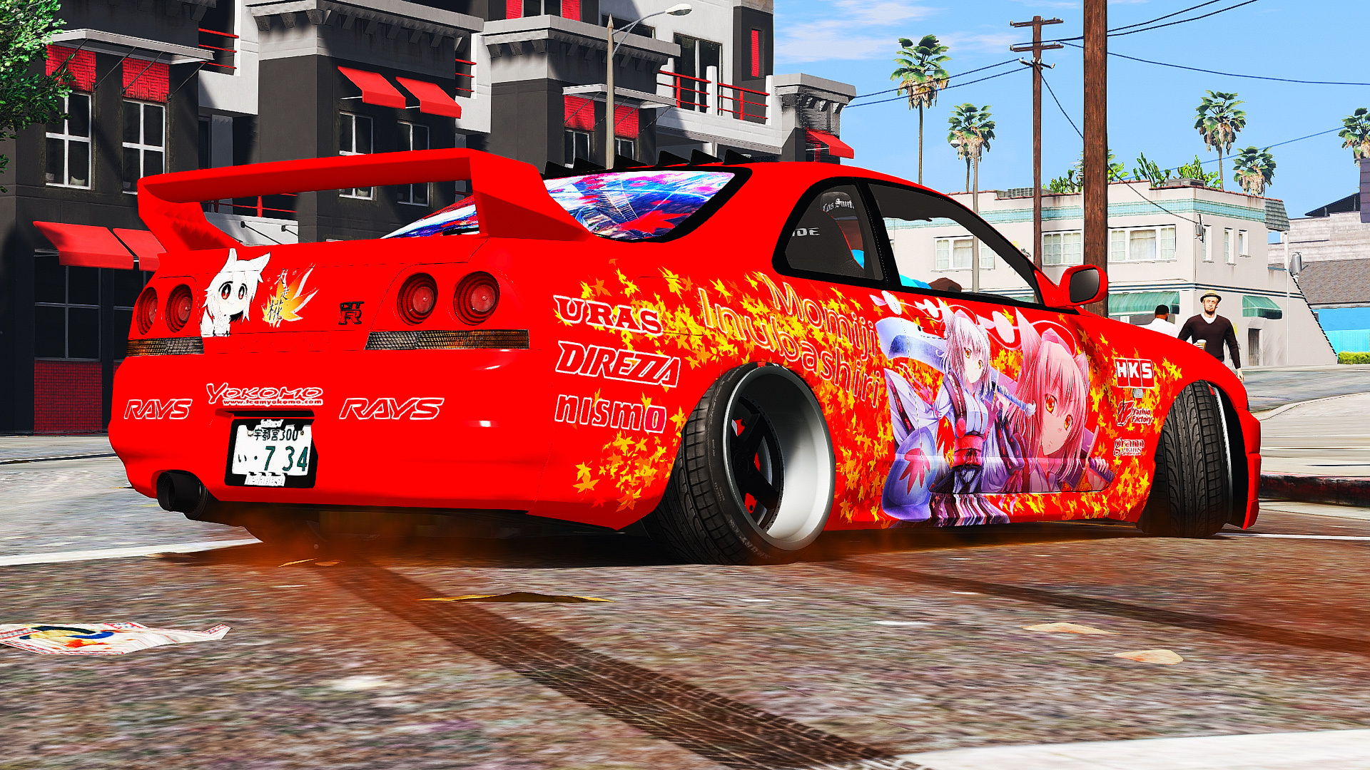 Nissan gtr r33 gta 5 фото 47