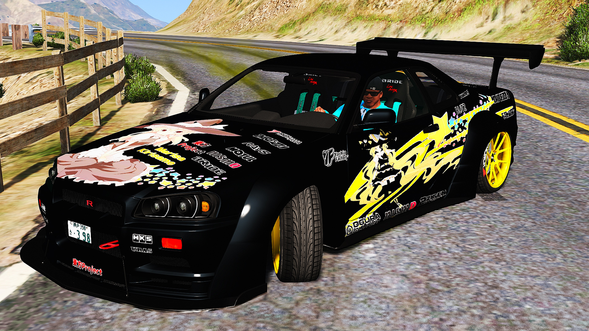 Мод на скайлайн бимка. Skyline r34 Rocket Bunny. Nissan Skyline r34 Rocket Bunny. R34 Rocket Bunny. Nissan Skyline r34 Itasha.