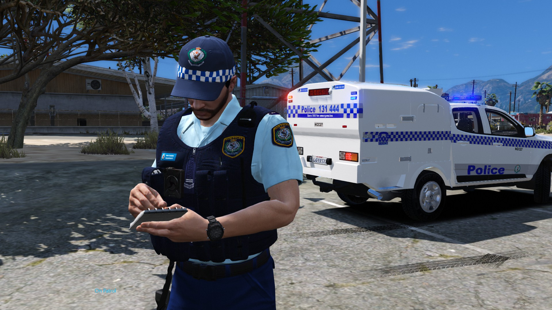 NSW Police Load Bearing Vest LBV [EUP] | GTA 5 Mods